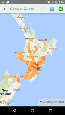 GeoNet Quake android App screenshot 9