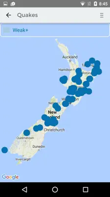 GeoNet Quake android App screenshot 7